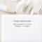 Exotic Elegance Typography 07. Return Address