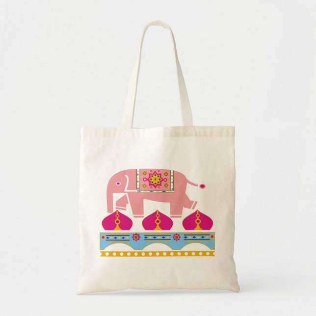 Exotic Elephant Tote Bag (Front)
