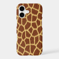 Exotic Faux Giraffe Print Animal Fur Pattern