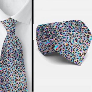 Exotic Faux Silk Luxury Trendy Opal Gentleman's Tie