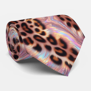 Exotic Faux Silk Luxury Wild Animal Gentleman's Tie