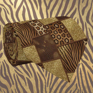 Exotic Faux Silk Luxury Wild Animal Gentleman's Tie