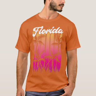 Exotic FL Lover Tropical Summer Palm Trees Florida T-Shirt