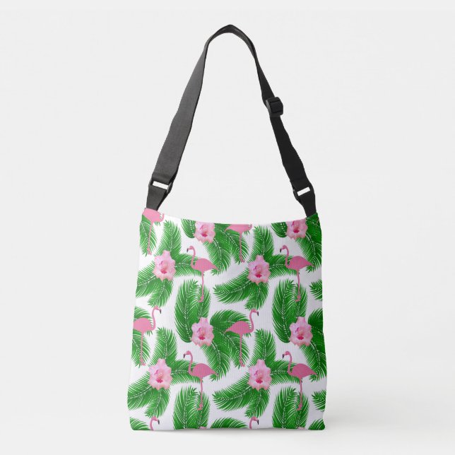 Exotic flamingo crossbody bag (Front)