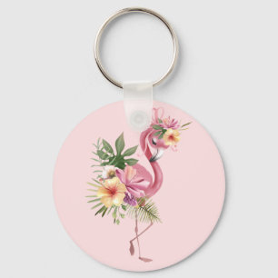 Exotic Flamingo Key Ring