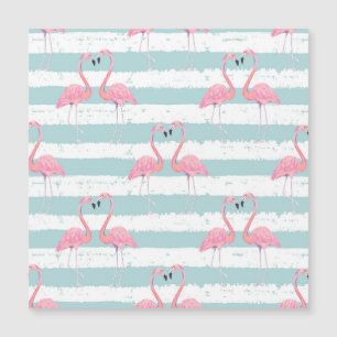Exotic Flamingo Striped Background Pattern