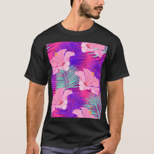 Exotic Flamingos: Tropical Pink Vintage. T-Shirt