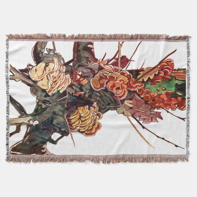 Exotic Flora #9 at SunshineDazzle Throw Blanket (Front)