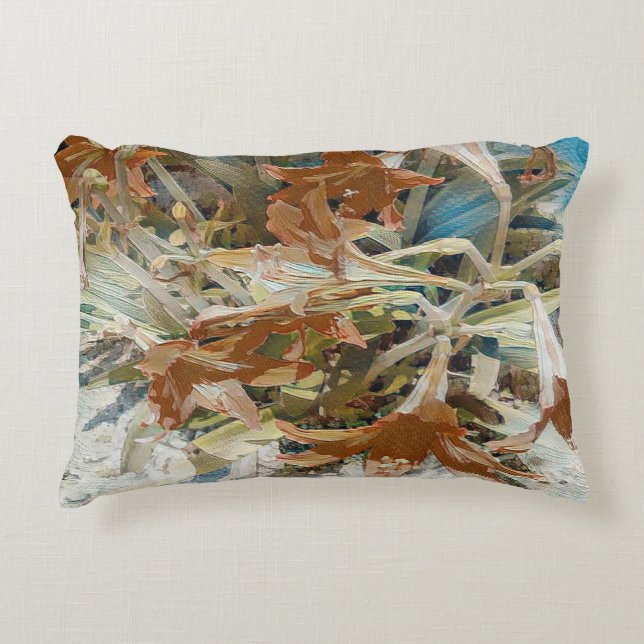 Exotic Floral Decorative Cushion (Front)