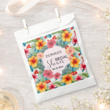 Exotic Floral Hawaiian Bridal Shower