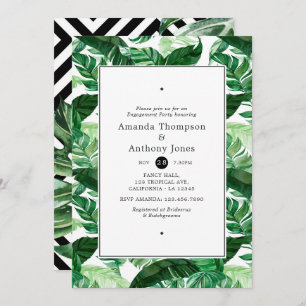 Exotic Forest Engagement Party Invitation