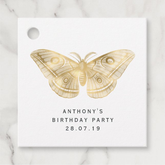 Exotic Forest Favour Tags (Front)