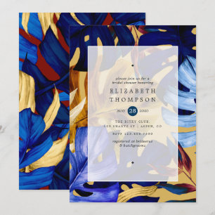 Exotic Forest Wedding Bridal Shower Invitation