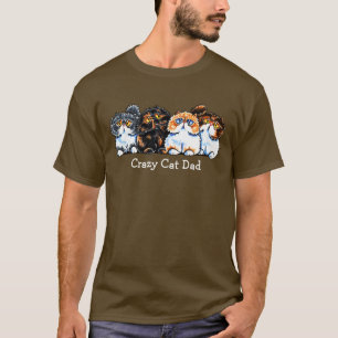 Exotic Foursome Cats Personalised T-Shirt