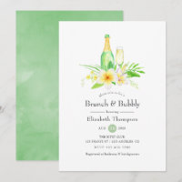 Exotic Frangipani Brunch and Bubbly Bridal Shower