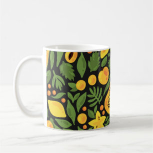 Exotic Fruits: Colourful Summer Seamless Coffee Mug