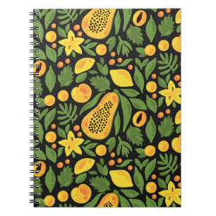 Exotic Fruits: Colourful Summer Seamless Notebook