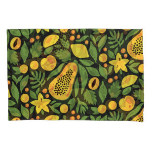 Exotic Fruits: Colourful Summer Seamless Pillowcase