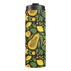 Exotic Fruits: Colourful Summer Seamless Thermal Tumbler