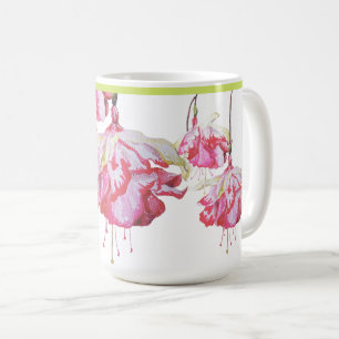 Exotic Fuchsias on a Classic Mug