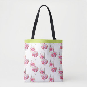 Exotic Fuchsias on a Tote Bag