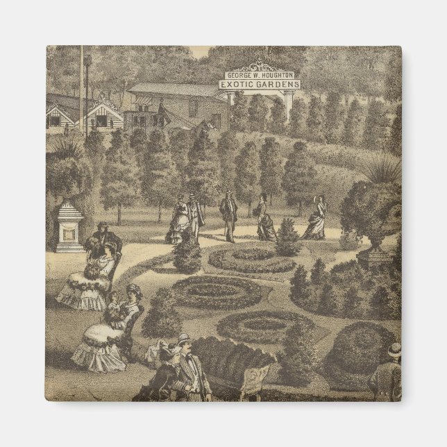 Exotic Gardens & Nurseries in New Jersey Magnet (Front)