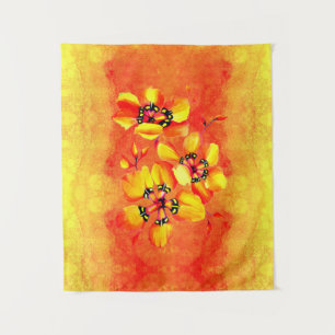 Exotic Graceful Elegant Sparaxis i Pattern Tapestry