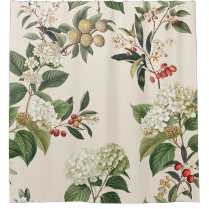 Exotic Hydrangea hortensia light Shower Curtain