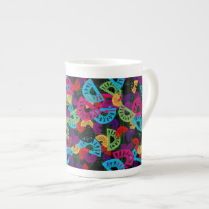 Exotic Kiwi Cocktail on Grass (Spain&New Zealand) Bone China Mug