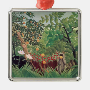 Exotic Landscape, 1910 Metal Tree Decoration