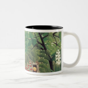 Exotic Landscape, 1910 Two-Tone Coffee Mug