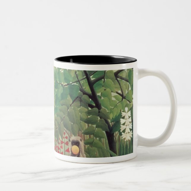 Exotic Landscape, 1910 Two-Tone Coffee Mug (Right)