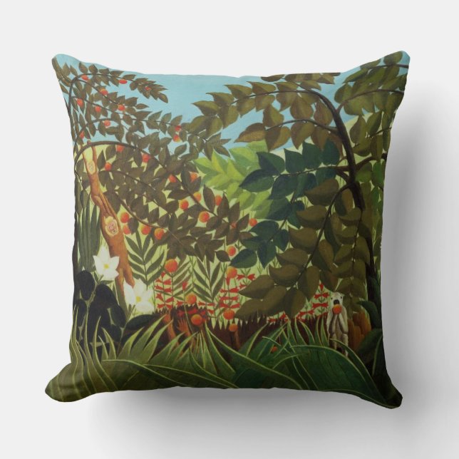 Exotic landscape cushion (Front)