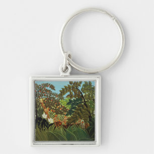 Exotic landscape key ring