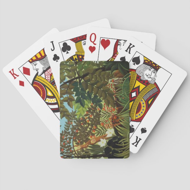 Exotic landscape playing cards (Back)