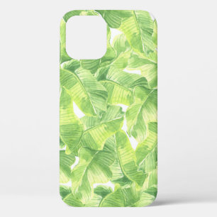 Exotic Leaves: Seamless Watercolor iPhone 12 Case