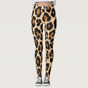 Exotic Leopard Pattern   Leggings