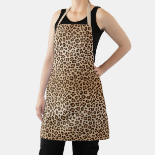 Exotic Leopard print pattern design Apron