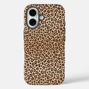 Exotic Leopard print pattern design iPhone 16 Case