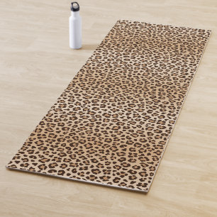 Exotic Leopard print pattern design Yoga Mat