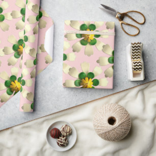 Exotic Lotus Flower - Floral Summer Wedding Pink Wrapping Paper
