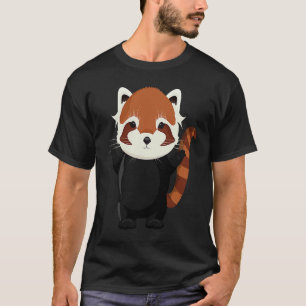 Exotic magical little red panda bear T-Shirt