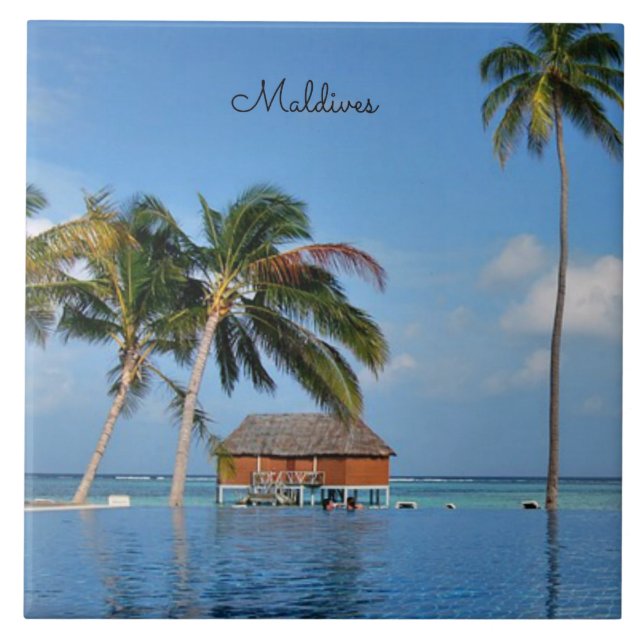 Exotic Maldives Tile (Front)