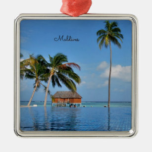 Exotic Maldives, tropical,  Metal Tree Decoration