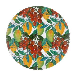 Exotic Mango: Summer Seamless Cutting Board