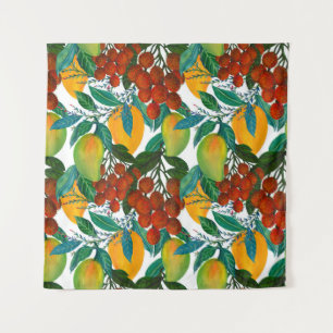 Exotic Mango: Summer Seamless Tapestry