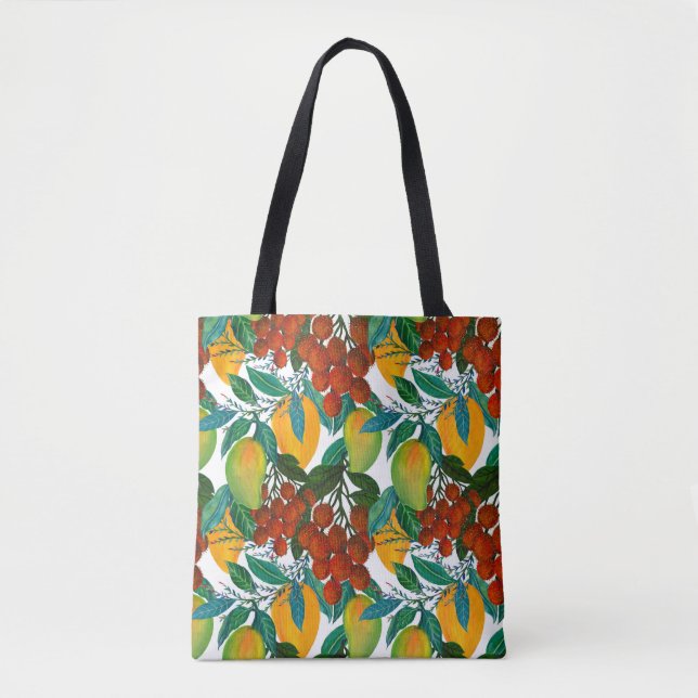 Exotic Mango: Summer Seamless Tote Bag (Front)
