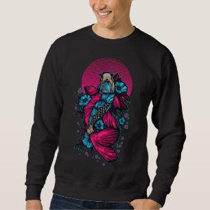 Exotic Mechanical Koi Fish Elegance Sweatshirt