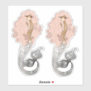 Exotic Mermaid with Pink Hair