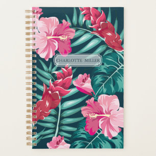 Exotic Monogram Summer Floral design Planner